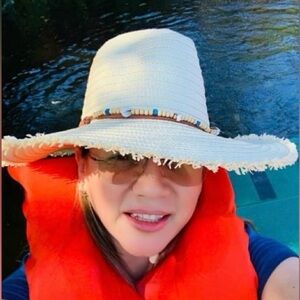 Floppy Straw Sun Hat Natural Combo